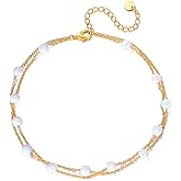 LUHE Opal Anklet Sterling Silver White Opal Jewelry Women's Gifts Minimalism