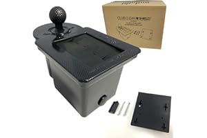 Club Clean - Original Ball and Club Cleaner/Washer Including Mounting Bracket for Golf Cars Single Chamber Design - Sand Bottle Holder - Mounting Brackets for EZGO RXV, Tomberlin, Precedent & Yamaha