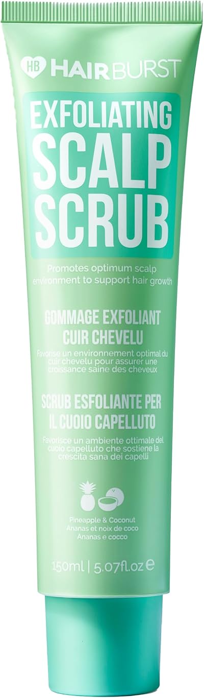 HAIR BURST Scalp Scrub Vegan Pre-Shampoo Exfoliator for Dandruff Growth