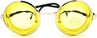 round novelty glasses
