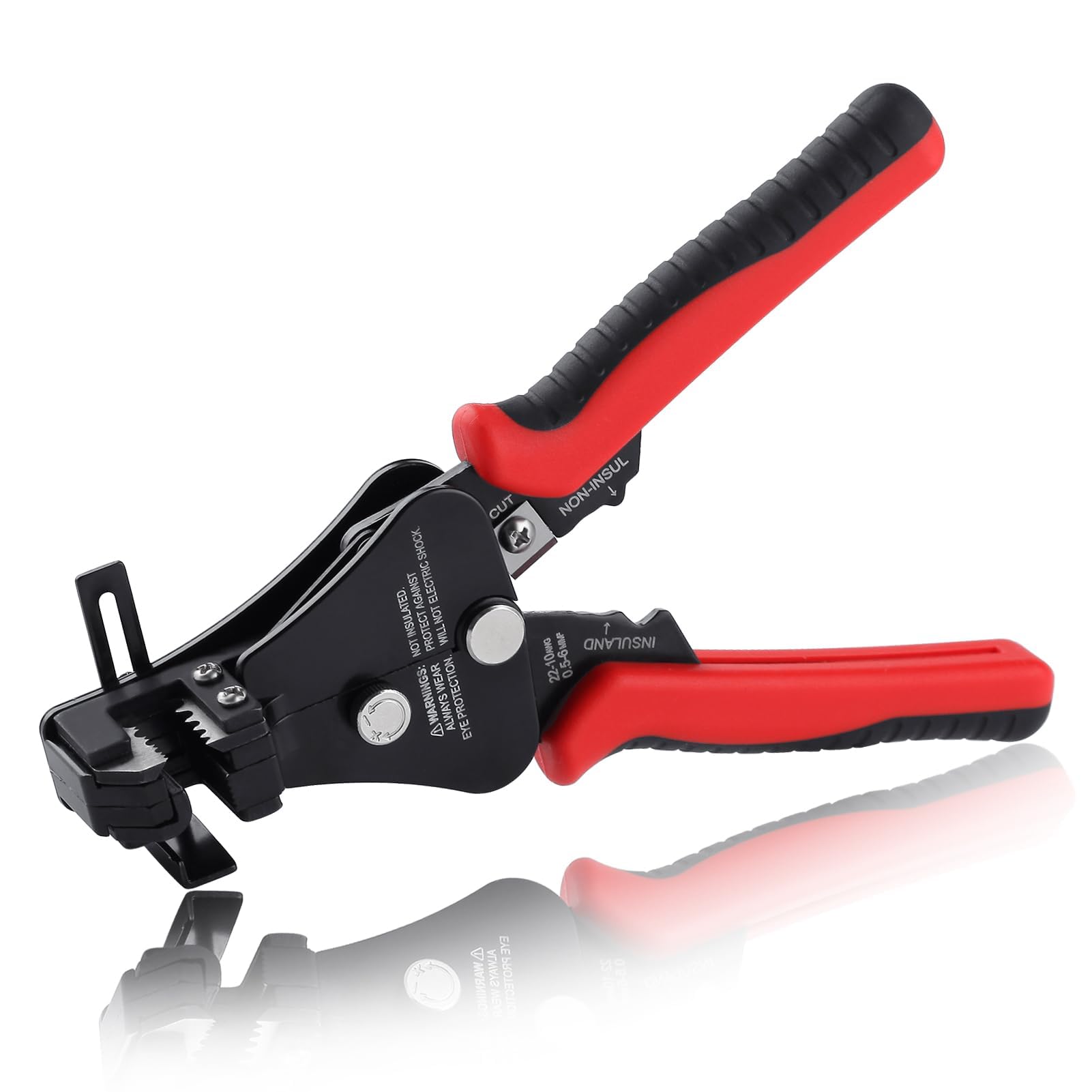 SPEEDWOX 7" Multifunctional Wire Stripper and Crimper - 3 in 1 Stripping, Cutting and Crimping Tool - Universal Quick Stripper