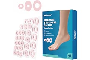 Kimihome Corn Cushions for Toes and Feet, Waterproof Callus Cushions Corn Pads with Strong Adhesive, Pain Relief for Corns, B