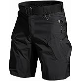 AUTIWITUA Men's Hiking Cargo Shorts Quick Dry 9" Lightweight Tactical Work Shorts with Pockets(No Belt)
