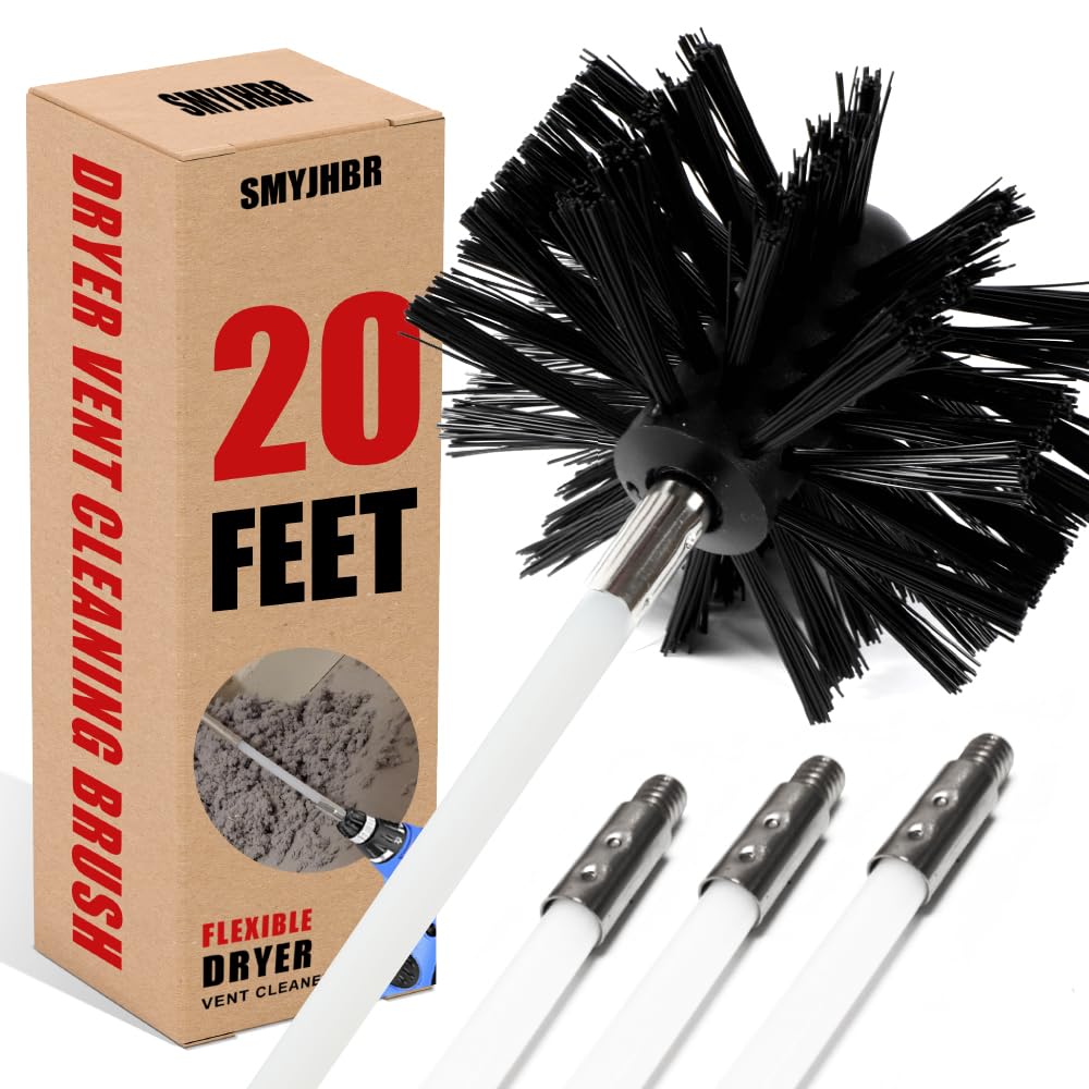Photo 1 of Particle Furnace Cleaning Brush, 4"/6" Brush,Chimney Brush,Dryer Vent Cleaner Kit,Flexible Rods ( 