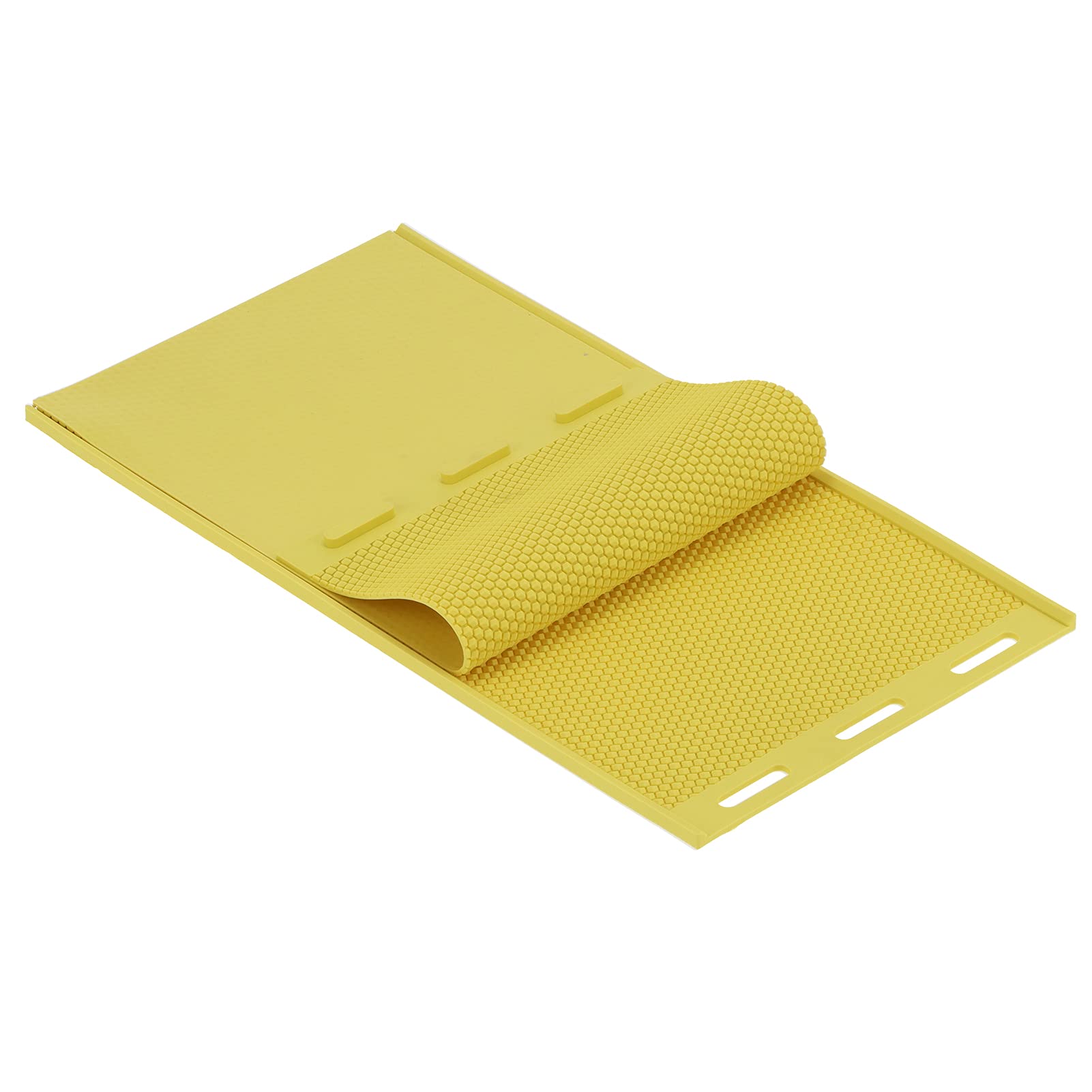 Beeswax Press Mold, Soft Rubber Material Small Size, Light Weight, Foldable Suitable for Making Beeswax Sheet.