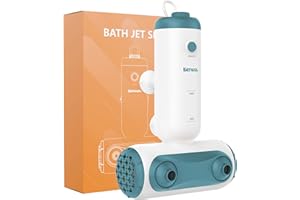 BEFORRM Bath Jets for Tub,Portable Jet Spa for Bathtub with Dual Hydro Jets for Tub Creates Soothing Bubbles, Bath Jet Spa for Relax Spa Bath at Home Use for Women, Blue (Corded)