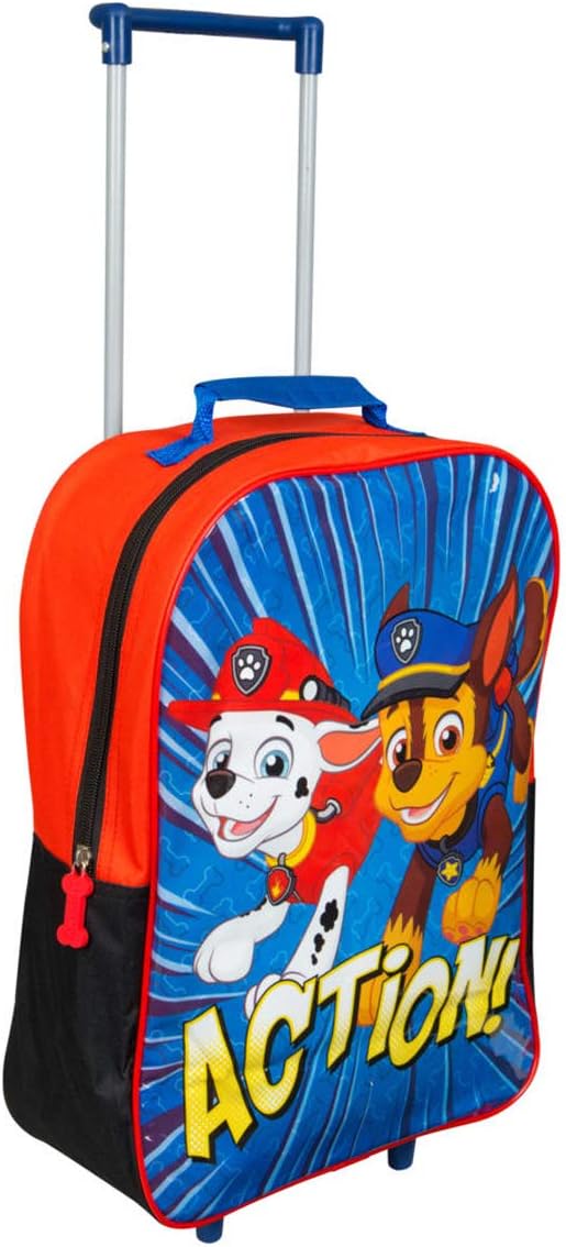 PAW PATROL Trolley, Kids Luggage Travel Suitcase Carry on Cabin Holiday