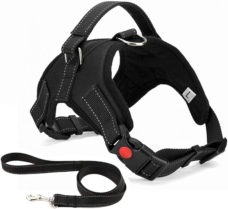 Musonic No Pull Dog Harness XS Breathable Adjustable with Leash Included