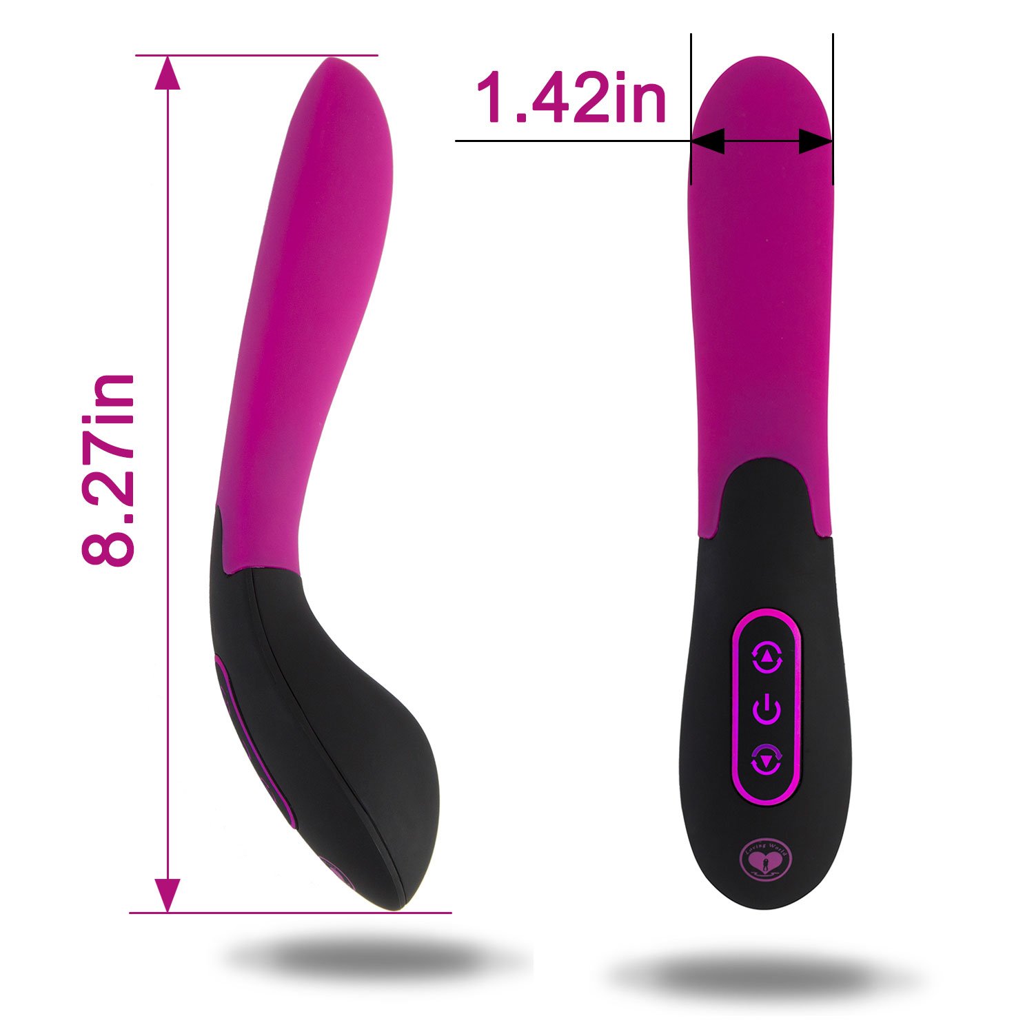 APRIL 14TH Silicone Vibrator with 7 Vibration Stimulation (USB Charged) - Stimulate Vagina, G-Spot & Clitoris - Waterproof, Powerful & Quiet Adult Toy - Discreetly Packaged Sex Toy, Purple, 5.3 ounces