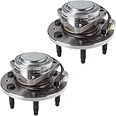 PAROD Pair 515159 Front RWD Wheel Bearing Hub Assembly Fit for 2015-2020 Cadillac Escalade, ESV, 2014-2018 Silverado 1500, 2019 Silverado 1500 LD,Suburban, Tahoe, Sierra 1500, Limited, Yukon, Yukon XL