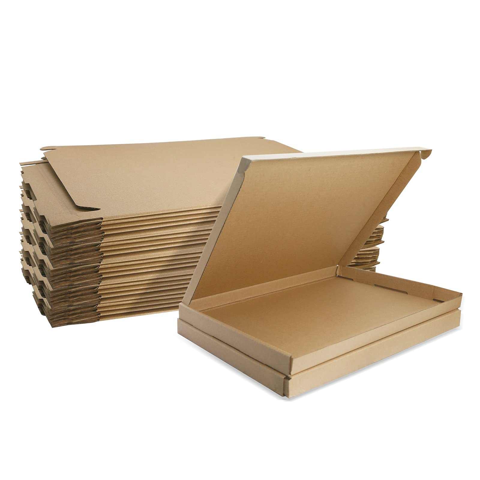 C4 A4 Royal Mail Large Letter PIP Boxes, 320x230x20mm Corrugated Cardboard Shipping Boxes, Small Postal Packaging Mailing Boxes for Business, Posting, Storing or Gift (Pack of 10)
