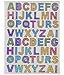 Jazzstick A to Z Colorful Alphabet letters Decorative Sticker 10 sheets for scrapbook and decorative (VST08A06)