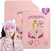 peach and face mask for kids, Skincare for kids, Spa day kit for girls, Perfect gifts for girls 6-8, Pack of 5