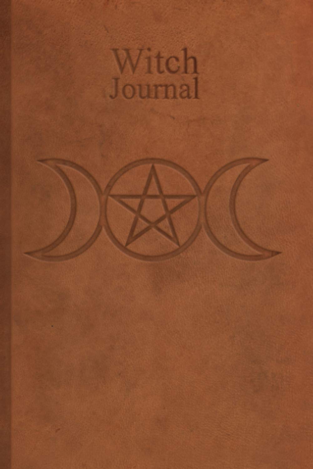 Witch Journal: Wicca Gift, Lined Notebook 200 Pages 6 x 9 (Brown Leather No.3)