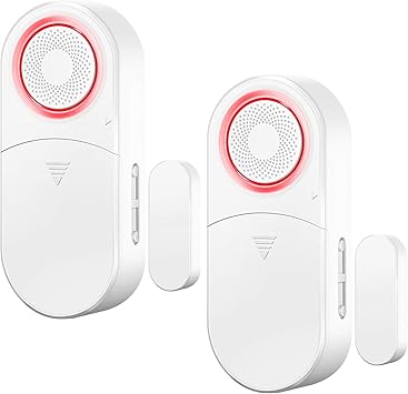 Wireless Door Window Alarm 120 Decibel Loud Enough Alarm Or Entry Chime Battery Operated 4 Different Working Modes Fits Your Different Needs 2 Pack Amazon Com