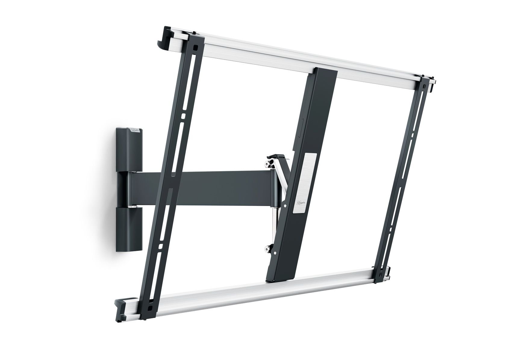 Vogel's THIN 525 full-motion TV wall bracket for 40-65 inch (102-165 cm) TVs, swivels up to 120°, tiltable, max. 55 lbs (25 kg), max. VESA 600x400, ultra slim TV wall mount, TÜV certified