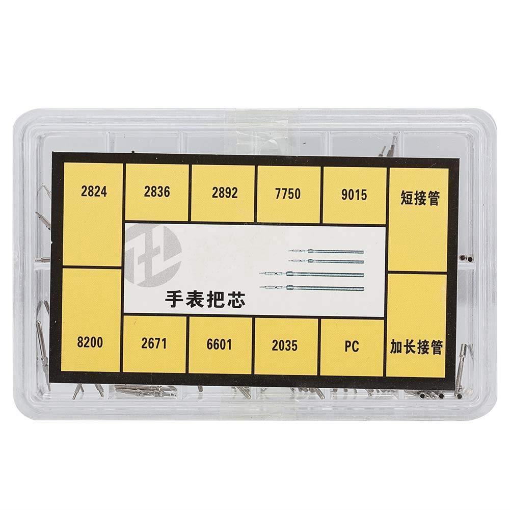 Salmue Watch Winding Stem Extender Spring Bar Tool for 2824 2836 Movement Stainless Steel Watch Band Spring Bars Extension Rod Bar Watch Pins