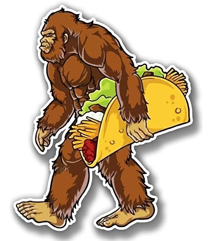 Pegatina De Bigfoot Sasquatch Para Tubos Eléctricos - Oferta 2x1 En Vinilo Decorativo