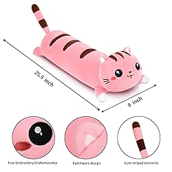 AFAN Long Cat Plush Cute Cat Body Pillows Kawaii