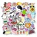 Cute Cartoon Water Bottle Stickers, Girl VSCO Trendy Laptop Notebook Phone Computer Guitar Skateboard Luggage Vinyl Decal for Teen