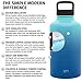 Simple Modern Water Bottle Reusable Summit Wide Mouth Stainless Steel Thermos Flask, 3 Piece Set, Ombre: Pacific Dream