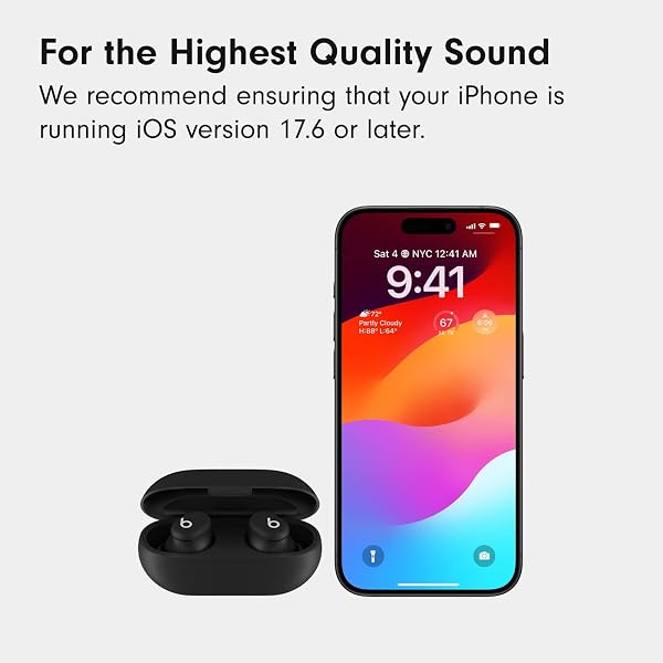 BEATS SOLO BUDS – WIRELESS BLUETOOTH EARBUDS | 18 HOURS OF BATTERY LIFE | APPLE & ANDROID COMPATIBILITY | BUILT-IN MICROPHONE – MATTE BLACK