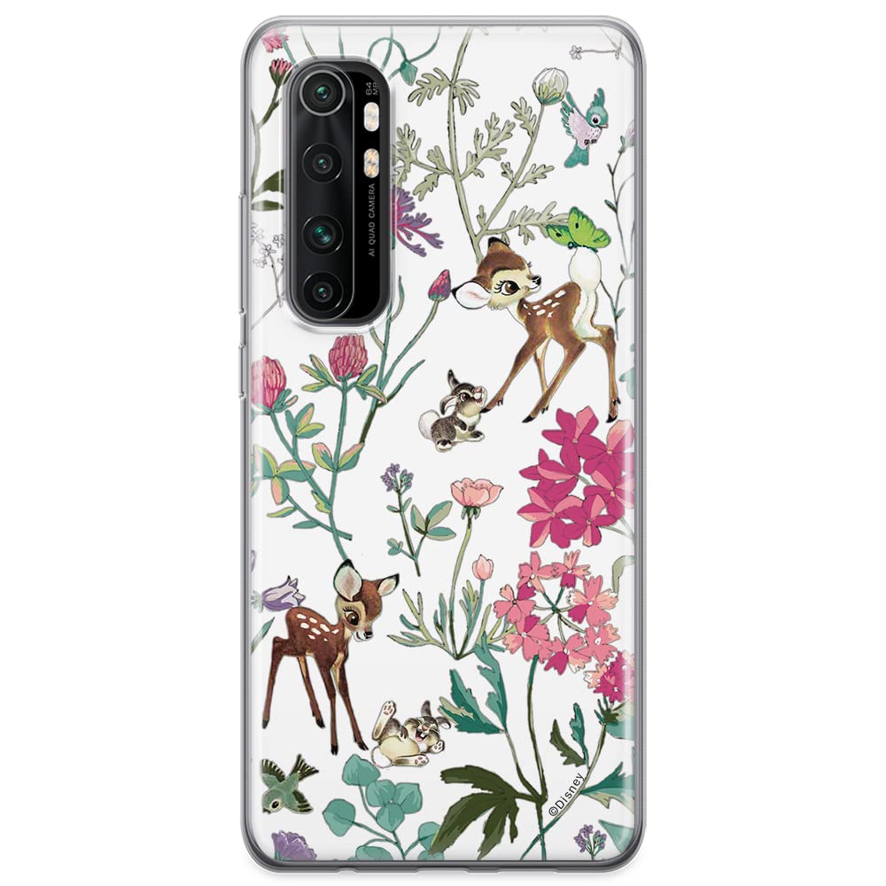 ERT GROUP mobile phone case for Xiaomi MI NOTE 10 Lite original and officially Licensed Disney pattern Bambi & Friends 001 optimally adapted to the shape of the mobile phone, case made of TPU