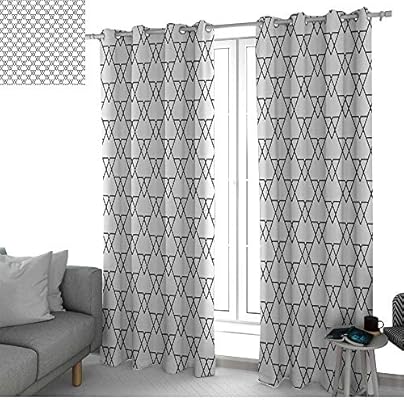 Amazon Com Lewiscoleridge Curtains For Living Room Black And