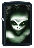 Zippo Scary Alien Pocket Lighter, Black Matte