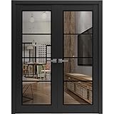 SARTODOORS Interior Solid French Double Doors 84 x