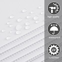 Patelai 6 Pcs 24 x 36 Inches Corrugated Plastic