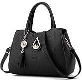 Pahajim PU Leather Purse for Women Ladies Top Handle Handbags Designer Work Cute Satchel Tote Bags | Tote Purses, for Women