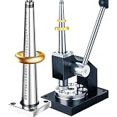 GEMKIT Professional Handmade Ring Expander Standard Size 1-14 (US) - Adjustable Jewelry Sizer Tool for Tight Bands - Stretcher Kit for Resizing - Durable Metal Ring Size Adjuster HH-A01