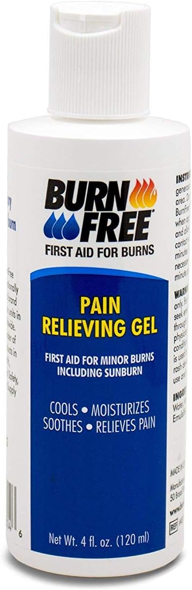 Burn Free Pain Relieving Gel, Maximum Strength- Fast relief for minor burns including sunburn: Home Improvement