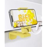 MiiKARE Yellow Phone Holder, Universal Portable Electronic Device Mount for Flying, 360 Degree Rotation, Compatible with iPhone, Samsung, Google, Xiaomi etc.