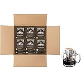 Twin Peaks Premium 100% All Natural Single-Serve Pour Over Costa Rican Arabica Coffee, Non GMO, 100 Pouches