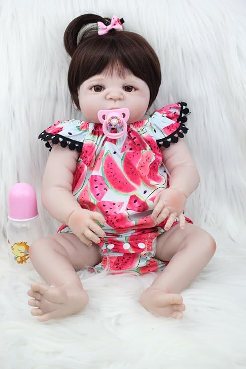 Amazon Bzdoll 22インチ かわいい赤ちゃん 女の子 フルシリコン