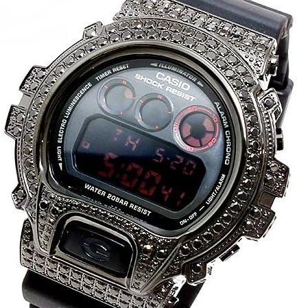 Amazon Co Jp ブラックメタル ゴージャス G Shock Mud Black Red Eye デジタルウォッチ カスタムベゼルセット Dw6900ms 1 C 001 Bk おもちゃ