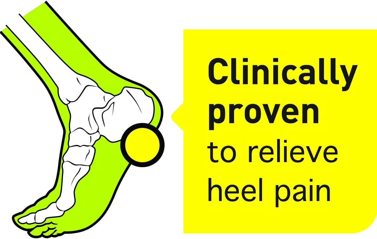 ProFoot Orthotic Insoles For Plantar Fasciitis & Heel Pain, Women's 6-10, 1 Pair: Health & Personal Care