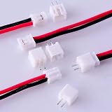 GTIWUNG 20 Sets JST 2.0 PH 2-Pin Male Female Connectors with 100mm Cable view 6