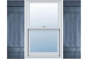 Builders Choice EVB14051BU Shutters, 51"H, Blue