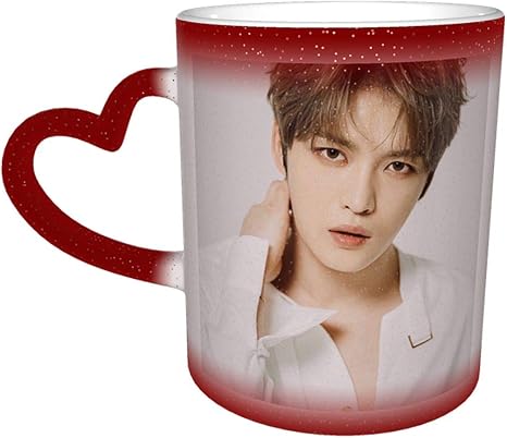 Amazon ジェジュン マグカップ コーヒーカップ 変色カップ 魔法カップ 夜空カップ 星カップ おしゃれ ハート 温度 色が変わることできる カップ 耐熱ガラス 軽量 食器 贈り物 カップ マグ ソーサー オンライン通販