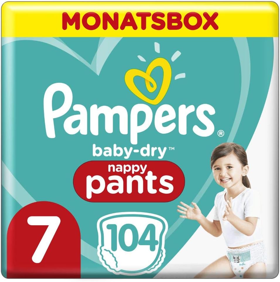 Pampers Baby Dry Pants Gr. 7 (17+ kg) 104 St.