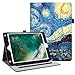 Fintie Case for iPad 6th / 5th Generation (2018 2017 Model, 9.7 Inch), iPad Air 2 / Air 1 (9.7 Inch) - [Corner Protection] Multi-Angle Viewing Stand Cover with Pocket, Starry Night