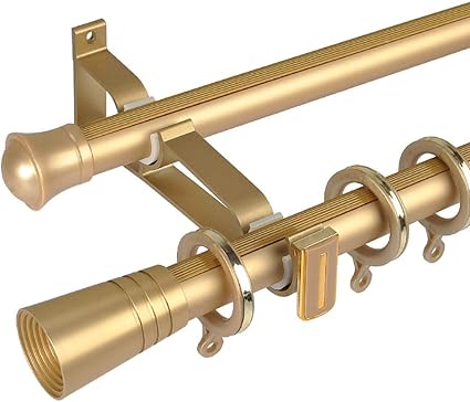 pared barra de cortina doble estandar