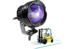 AOMAX Blue Forklift Led Light Warehouse Safety Warning Lamp Offroad Race 12V 36V 48V 80V Wide Voltage Blue forklift side light