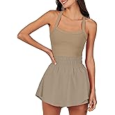 ANRABESS Womens Mini Tennis Dresses Skort Summer Sleeveless One Piece Workout Romper Dress with Shorts Athletic 2026 Outfit