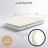 Tutti Bambini Crib Mattress Protector Cozee 100% Waterproof 83x52cm view 4