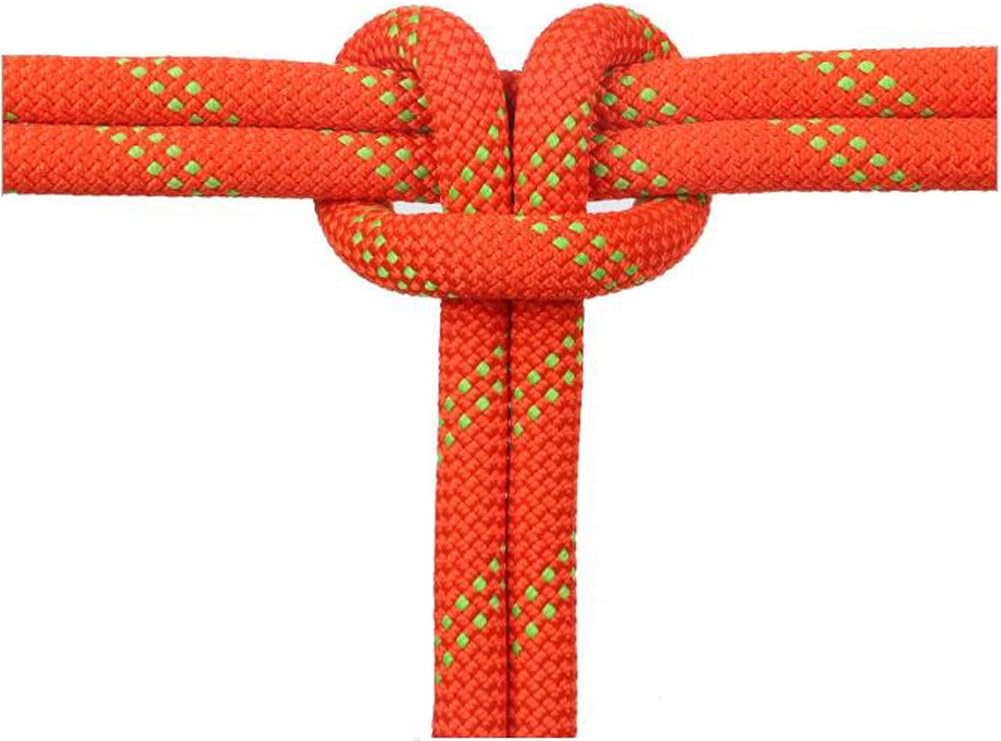 JOKABUN 11-14mm Outdoor Climbing Rope Static Rope Climbing Rope Rappelling Rope Aerial Work Climbing Rope Safety Rope (33ft-164ft)