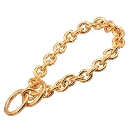 PLDDY Pet Collar P Kette Hundekette Heimtierbedarf Starke Kette Schlange Metallhalsband Hundehalsbänder (größe : 30inch)